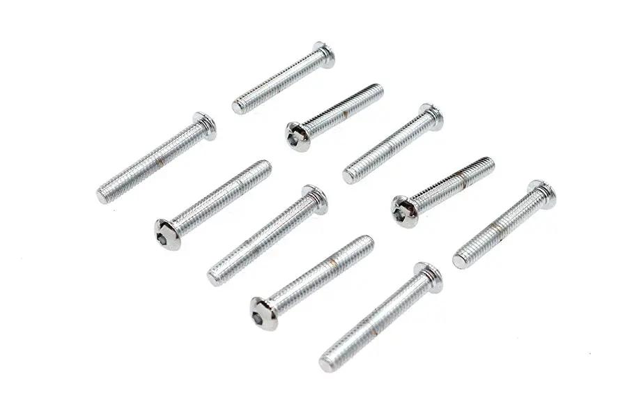 Gardner-Westcott Allen Button Head Screws, Chrome Finish, 1/4 inch x 1-3/4 inch, Part #13222 by Gardner-Westcott