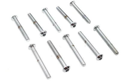 Colony BHC-837 Allen Button Head Screws, 1/4 inch x 2 inch, Chrome Finish by Colony