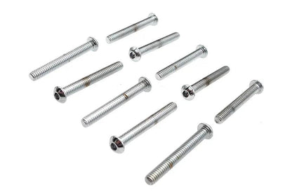 Colony BHC-837 Allen Button Head Screws, 1/4 inch x 2 inch, Chrome Finish by Colony