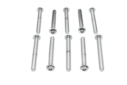 Colony BHC-838 Allen Button Head Screws, Chrome Finish, 1/4 inch x 2-1/4 inch by Colony