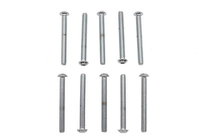 Colony BHC-838 Allen Button Head Screws, Chrome Finish, 1/4 inch x 2-1/4 inch by Colony