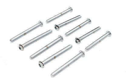 Colony BHC-838 Allen Button Head Screws, Chrome Finish, 1/4 inch x 2-1/4 inch by Colony