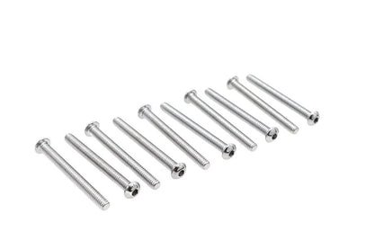 Colony BHC-839 Allen Button Head Screws - 1/4 inch x 2-1/2 inch Chrome Finish Coarse Threads by Colony
