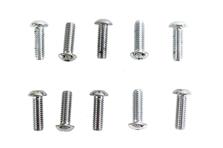 Colony BHC-843 Allen Button Head Screws, 5/16 inch x 1 inch, Chrome Finish by Colony
