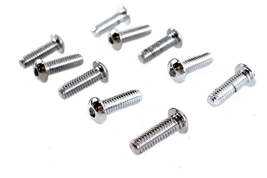 Colony BHC-843 Allen Button Head Screws, 5/16 inch x 1 inch, Chrome Finish by Colony
