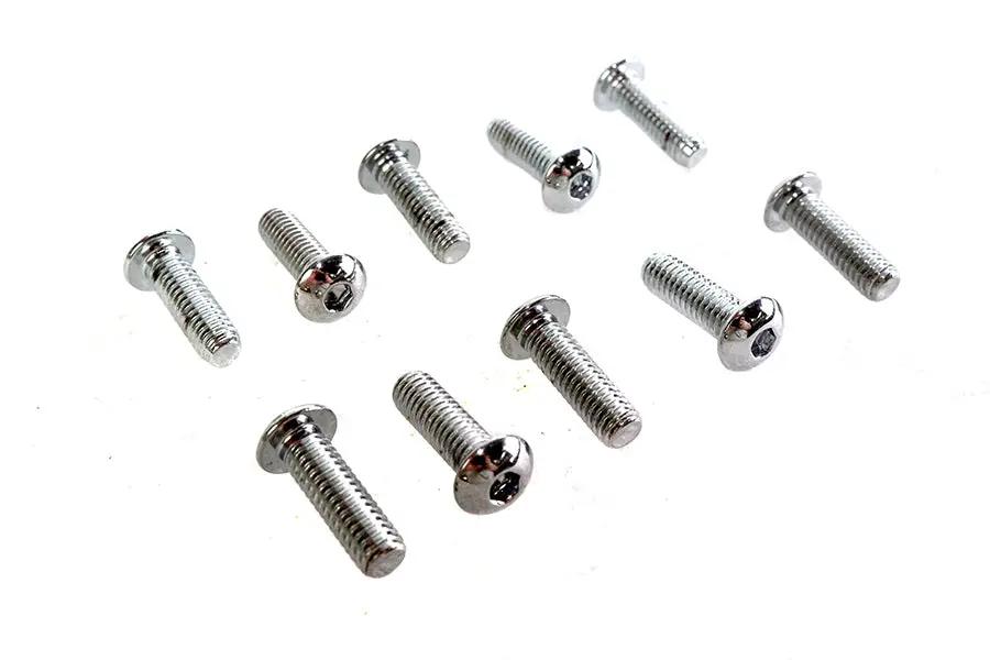 Colony BHC-843 Allen Button Head Screws, 5/16 inch x 1 inch, Chrome Finish by Colony