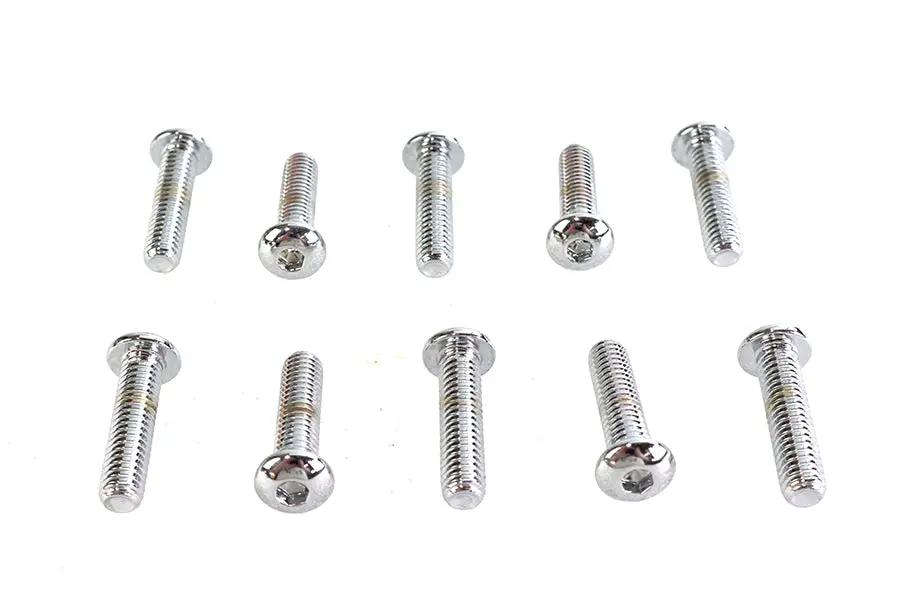 Colony BHC-844 Allen Button Head Screws, Chrome Finish, 5/16 inch x 1-1/4 inch by Colony