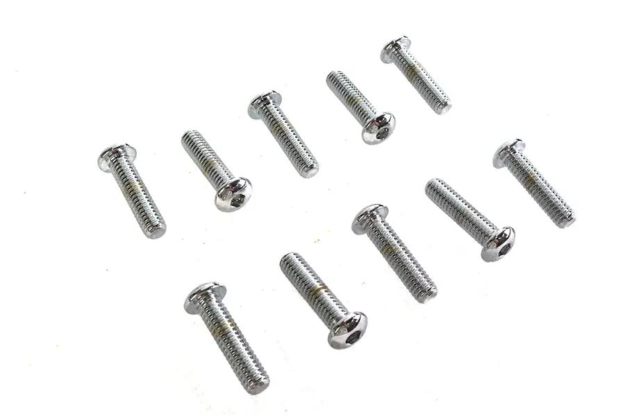 Colony BHC-844 Allen Button Head Screws, Chrome Finish, 5/16 inch x 1-1/4 inch by Colony