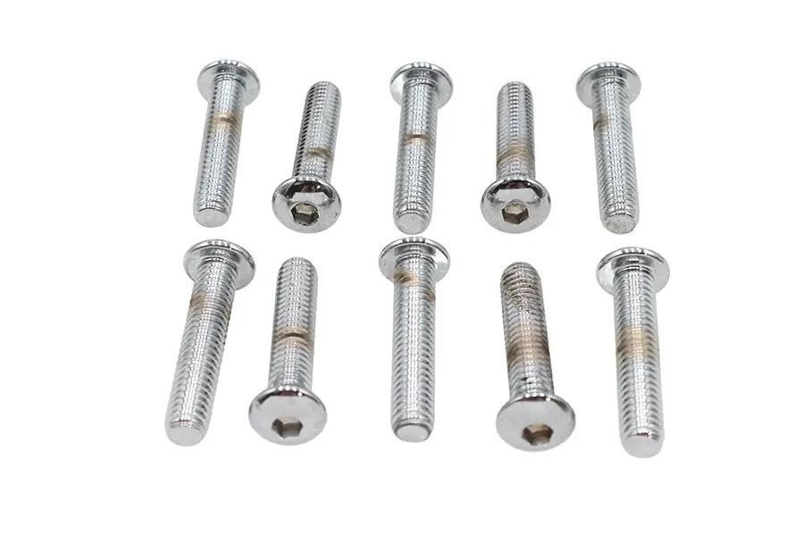 Colony BHC-845 Allen Button Head Screws, 5/16 inch x 1-1/2 inch, Chrome Finish by Colony