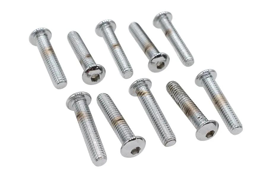 Colony BHC-845 Allen Button Head Screws, 5/16 inch x 1-1/2 inch, Chrome Finish by Colony