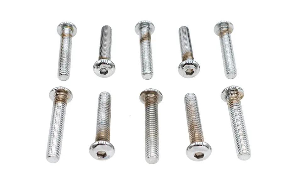 Colony BHC-846 Allen Button Head Screws, Chrome Finish, 5/16 inch x 1-3/4 inch by Colony
