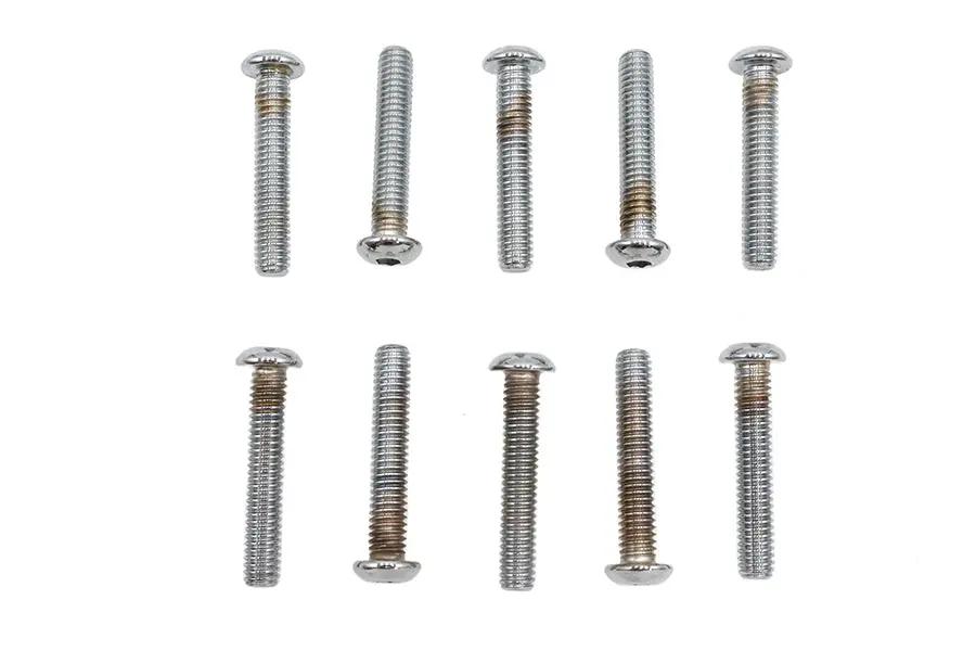 Colony BHC-846 Allen Button Head Screws, Chrome Finish, 5/16 inch x 1-3/4 inch by Colony