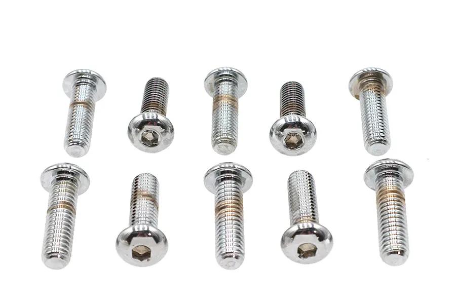 Colony BHC-851 Allen Button Head Screws, Chrome Finish, 3/8 inch x 1-1/4 inch by Colony