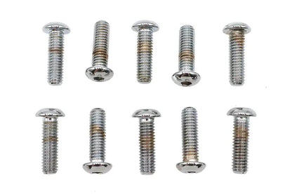 Colony BHC-851 Allen Button Head Screws, Chrome Finish, 3/8 inch x 1-1/4 inch by Colony