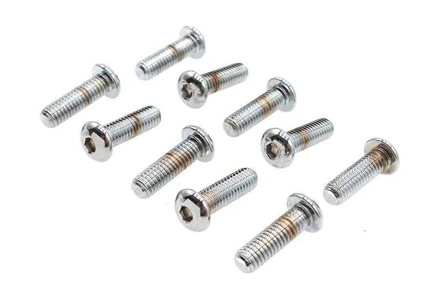 Colony BHC-851 Allen Button Head Screws, Chrome Finish, 3/8 inch x 1-1/4 inch by Colony