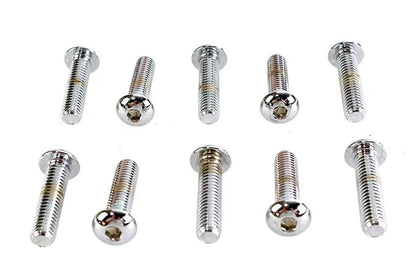 Colony BHC-852 Allen Button Head Screws, 3/8 inch x 1-1/2 inch, Chrome Finish by Colony