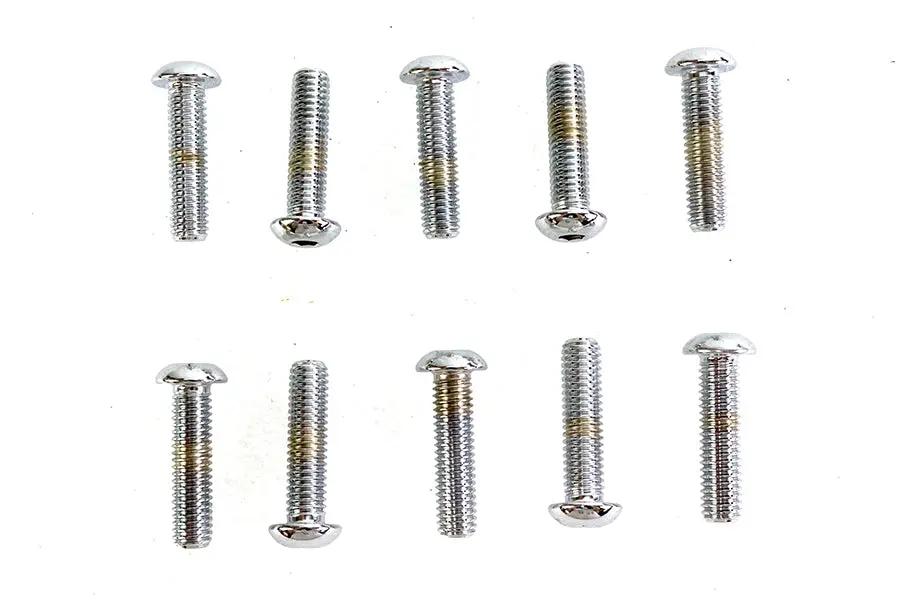 Colony BHC-852 Allen Button Head Screws, 3/8 inch x 1-1/2 inch, Chrome Finish by Colony