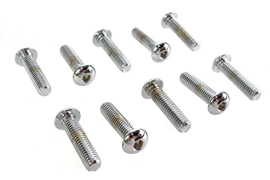 Colony BHC-852 Allen Button Head Screws, 3/8 inch x 1-1/2 inch, Chrome Finish by Colony
