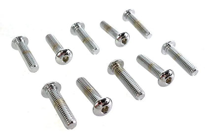 Colony BHC-852 Allen Button Head Screws, 3/8 inch x 1-1/2 inch, Chrome Finish by Colony