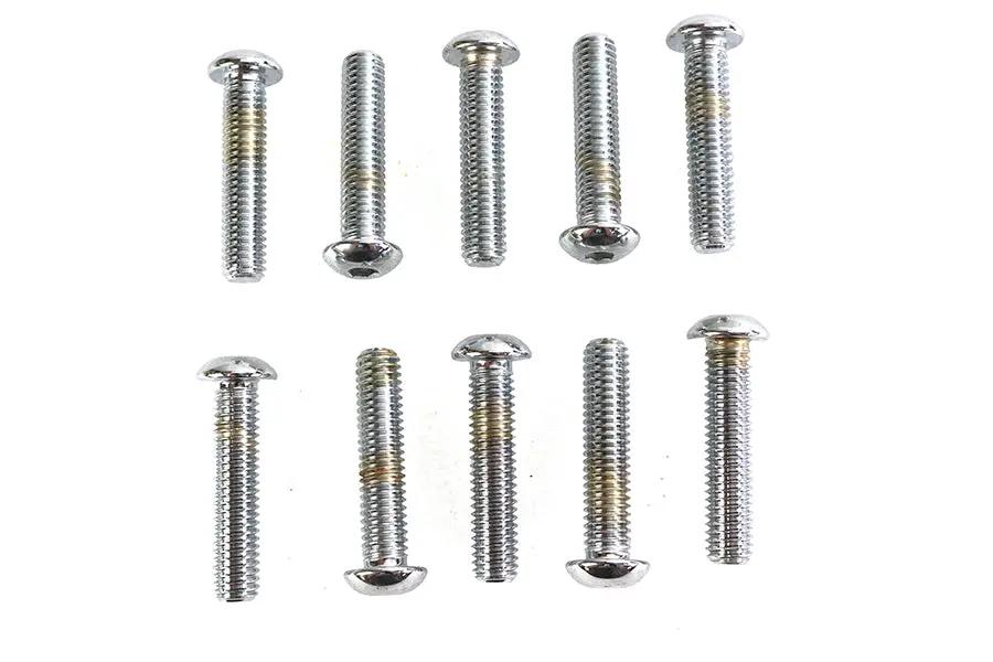 Colony BHC-853 Allen Button Head Screws, 3/8 inch-16 x 1-3/4 inch, Chrome Finish by Colony