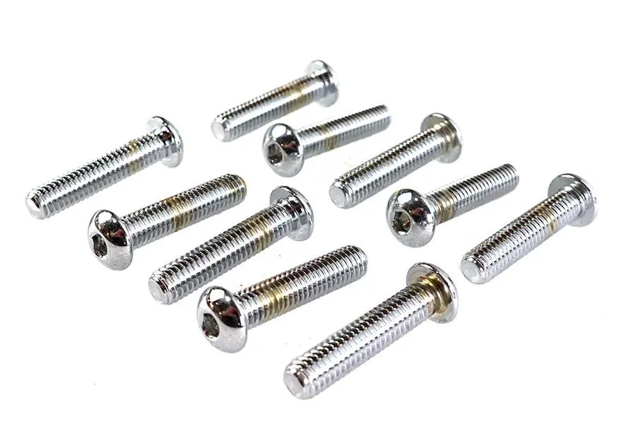 Colony BHC-853 Allen Button Head Screws, 3/8 inch-16 x 1-3/4 inch, Chrome Finish by Colony