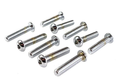 Colony BHC-853 Allen Button Head Screws, 3/8 inch-16 x 1-3/4 inch, Chrome Finish by Colony