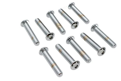 Gardner-Westcott Allen Button Head Screws Chrome 3/8 inch-16 x 2 inch, Coarse Thread, Pack of 10 by Gardner-Westcott
