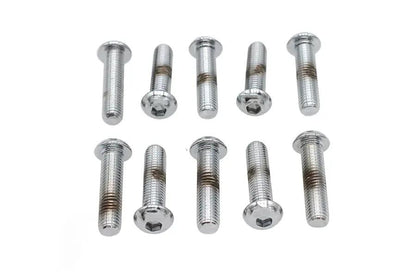 Colony BHC-810 Allen Button Head Screws, 1/4 inch x 1 inch, Chrome Finish by Colony