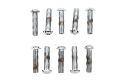 Colony BHC-810 Allen Button Head Screws, 1/4 inch x 1 inch, Chrome Finish by Colony