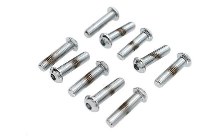 Colony BHC-810 Allen Button Head Screws, 1/4 inch x 1 inch, Chrome Finish by Colony