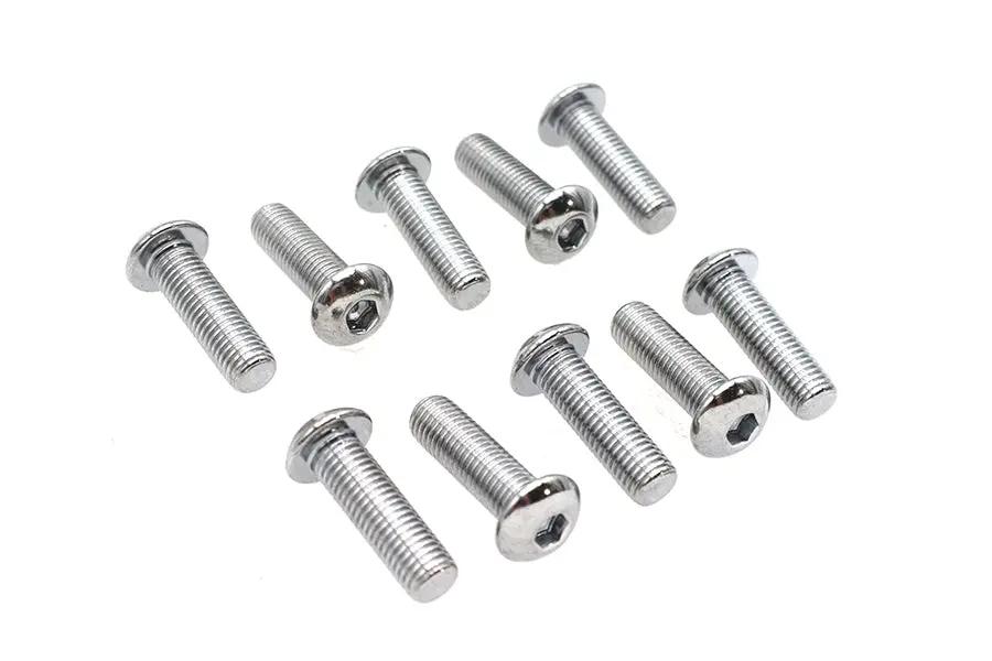 Colony BHC-814 Allen Button Head Screws, 5/16 inch x 1 inch, Chrome Finish by Colony