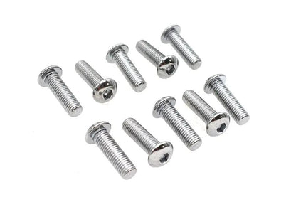 Colony BHC-814 Allen Button Head Screws, 5/16 inch x 1 inch, Chrome Finish by Colony