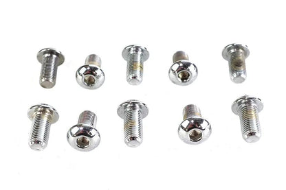 Colony BHC-819 Allen Button Head Screws, Chrome Finish, 3/8 inch x 3/4 inch, Fine Threads by Colony