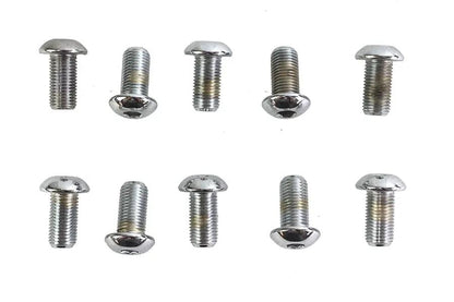 Colony BHC-819 Allen Button Head Screws, Chrome Finish, 3/8 inch x 3/4 inch, Fine Threads by Colony
