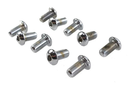 Colony BHC-819 Allen Button Head Screws, Chrome Finish, 3/8 inch x 3/4 inch, Fine Threads by Colony