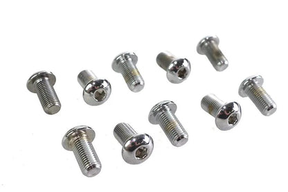 Colony BHC-819 Allen Button Head Screws, Chrome Finish, 3/8 inch x 3/4 inch, Fine Threads by Colony
