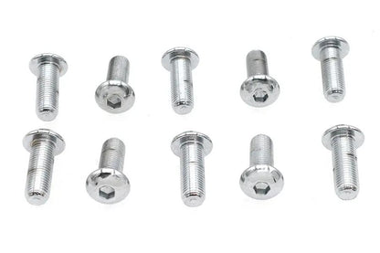 Colony BHC-820 Allen Button Head Screws, Chrome Finish, 3/8 inch x 1 inch, Fine Thread by Colony