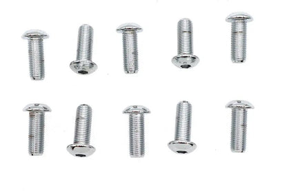 Colony BHC-820 Allen Button Head Screws, Chrome Finish, 3/8 inch x 1 inch, Fine Thread by Colony