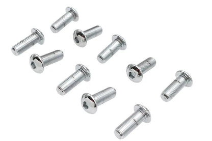 Colony BHC-820 Allen Button Head Screws, Chrome Finish, 3/8 inch x 1 inch, Fine Thread by Colony