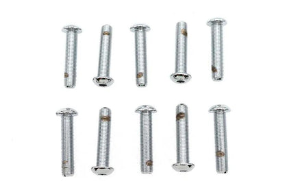 Colony BHC-823 Allen Button Head Screws, 3/8 inch x 1-3/4 inch, Chrome Finish, Fine Threads by Colony