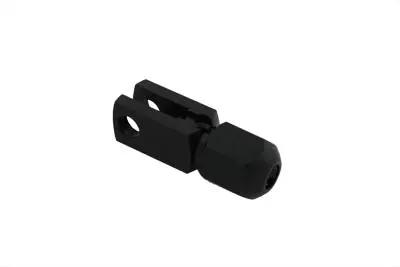 V-Twin Lower Brake Cable Clamp Black for Harley Davidson Spring Forks - Part 500G by V-Twin