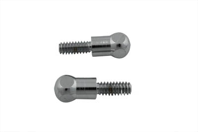 V-Twin Chrome Dome Brake Handle Screw Set for Harley Davidson (Part #37-8775)