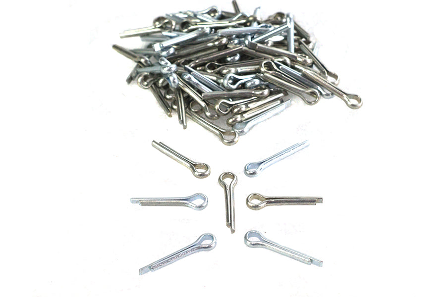 V-Twin Zinc Plated Cotter Pin 1/8 inch x 5/8 inch (Pack of 100)
