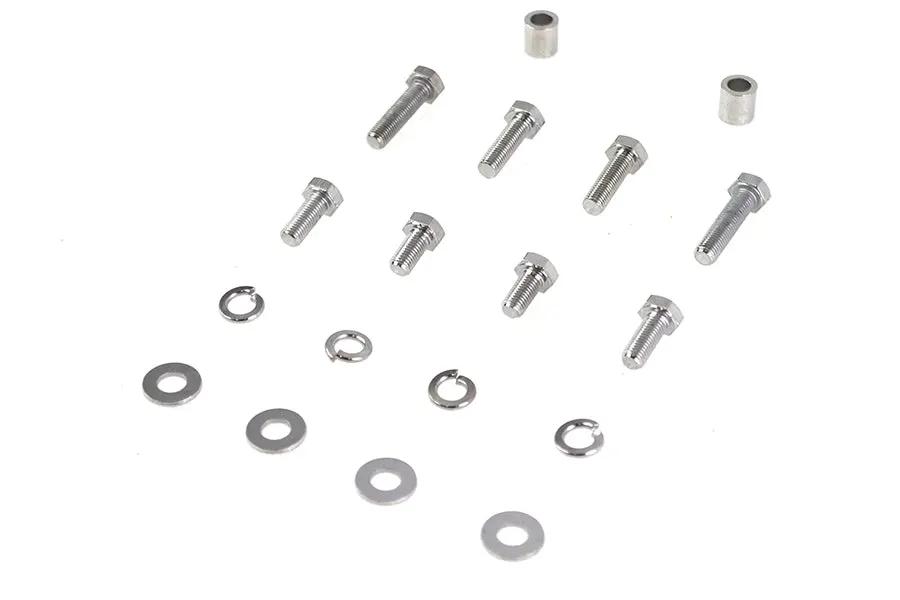 V-Twin Spotlamp Mounting Hardware for Harley Davidson FLH Models - Part 62132 by V-Twin
