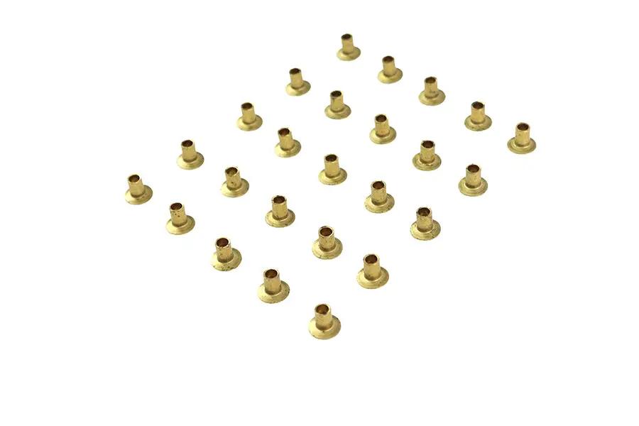 V-Twin A-8226 Brass Clutch Rivets - 3/16 inch Diameter x 11/32 inch Countersunk Head for Harley Davidson FL Models by V-Twin