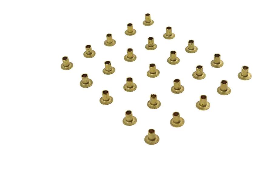 V-Twin A-8226 Brass Clutch Rivets - 3/16 inch Diameter x 11/32 inch Countersunk Head for Harley Davidson FL Models by V-Twin