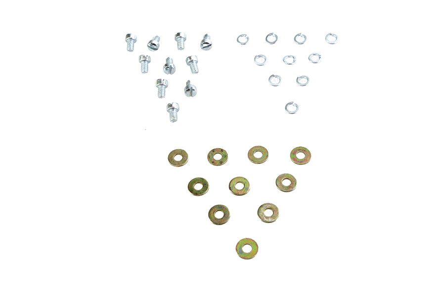 V-Twin Ignition Points and Condenser Mounting Screws Set for Harley Davidson FL and FX Models