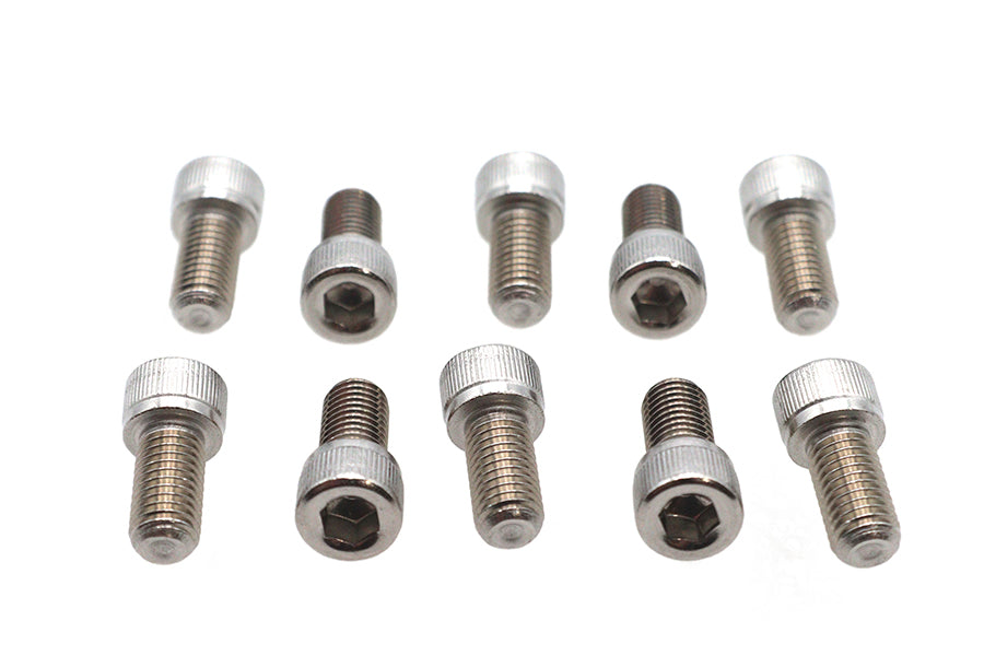 V-Twin 1/4 Inch-28 x 1/2 Inch Stainless Steel Socket Cap Screw