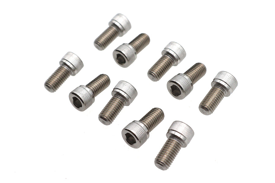 V-Twin 1/4 Inch-28 x 1/2 Inch Stainless Steel Socket Cap Screw