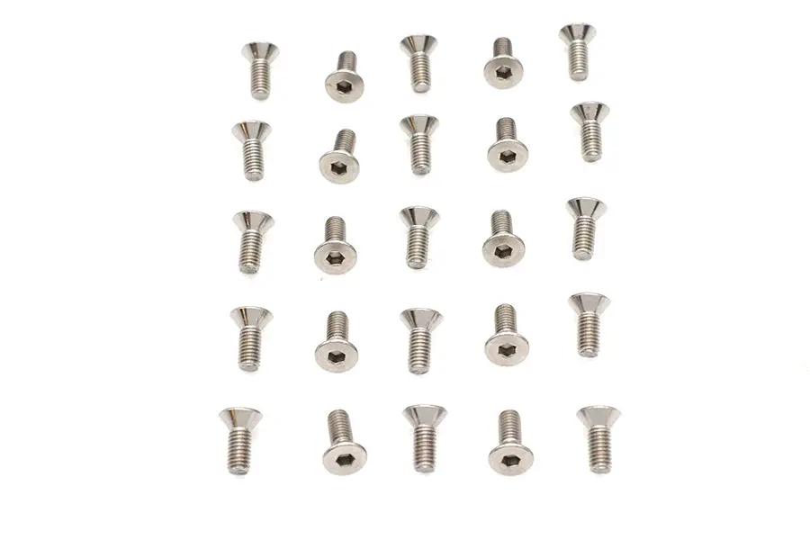 V-Twin Stainless Steel Master Cylinder Reservoir Screw for Harley Davidson FX, FL, XL (1982-1985) by V-Twin